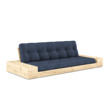 Futon Base Clear 2 Coffres Matelas Marine