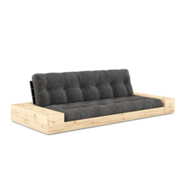 Sofa Base Black Night 2 Coffres Matelas Charbon