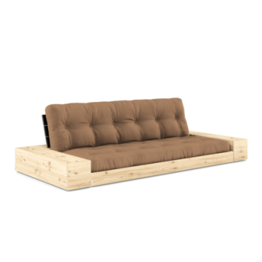 Sofa Base Black Night 2 Coffres Matelas Mocca