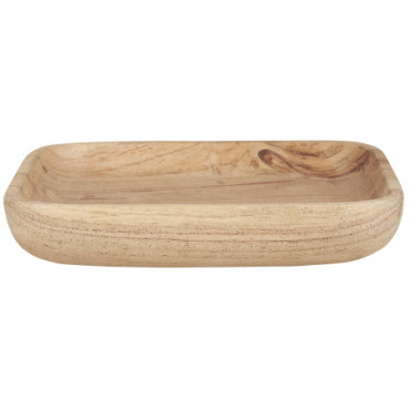 Bol carré en bois d'acacia 15cm