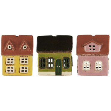 Maison bougie chauffe-plat mini Nyhavn x3