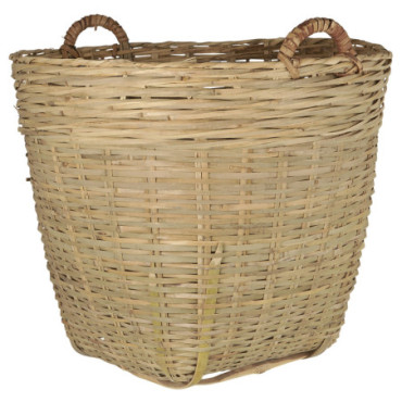 Panier Vietnam en bambou avec poignées 60cm