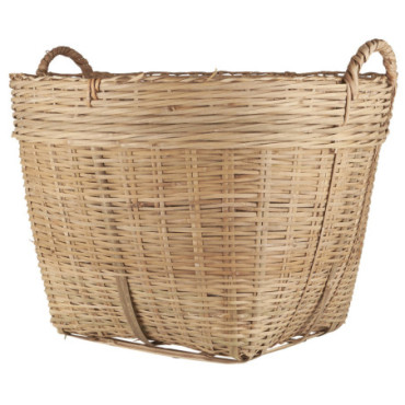 Panier Vietnam en bambou avec poignées 31cm