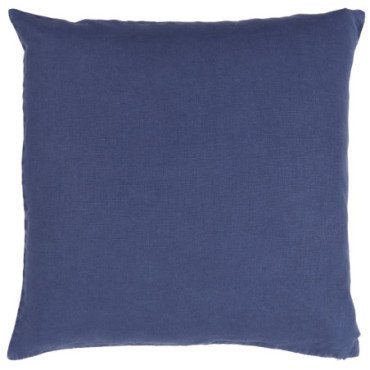 Housse de coussin indigo 50cm