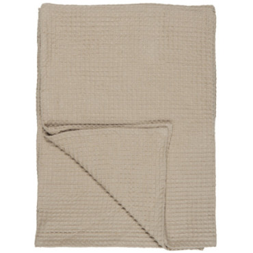 Serviette Liseleje avec motif gaufré beige 150cm