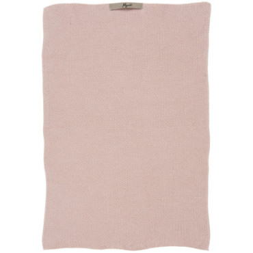 Serviette Mynte ombre rose tricotée