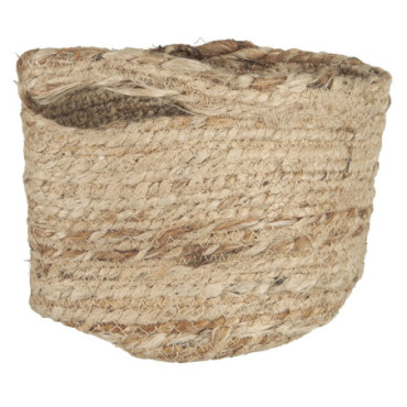 Panier avec anse ronde en jute 14cm