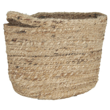 Panier avec anse ronde en jute 23cm