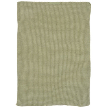 Serviette tricotée vert