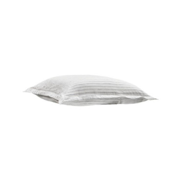 Housse de coussin décoratif Gunhild Snow w. coal