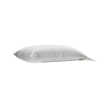 Housse de coussin décoratif Gunhild Snow w. coal