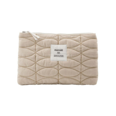 Pochette Mentha Off white/safari