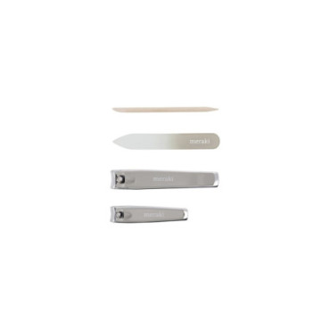 Trousse à ongles w. cuticle pusher nail file small clipper and...