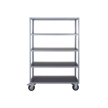 Chariot avec 4 roues Trolley Gris