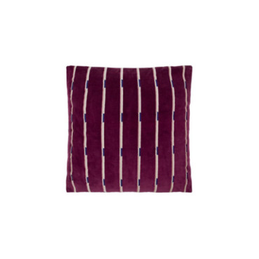 Housse de coussin Nalo Bordeaux