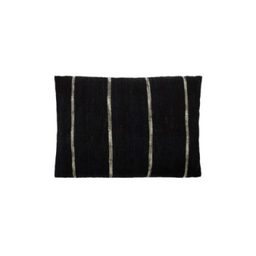 Housse de coussin Tuur Noir/Blanc cassé