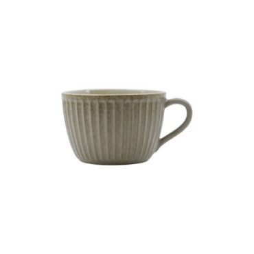 Tasse Pleat Gris/Marron