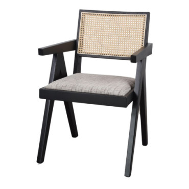 Chaise En Bois Balford Noir