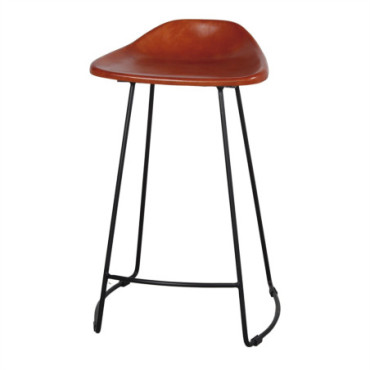 Tabouret De Cuisine Métal Et Cuir Sussex