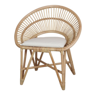 Chaise En Rotin Naturel Rayman