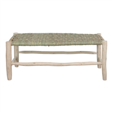 Banc En Bois Et En Fibres Naturelles Berguina