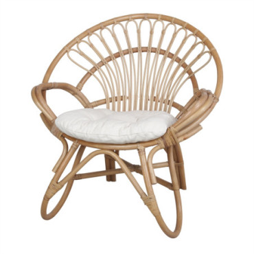 Chaise En Rotin Naturel Circle