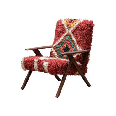 Fauteuil Kilim Shaggy