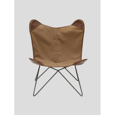 Fauteuil Butterfly Marron