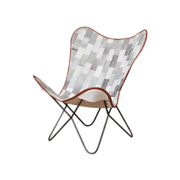 Fauteuil Papillon Patchwork Aubrac