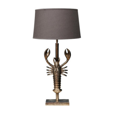 Lampe À Poser Homard Argenté