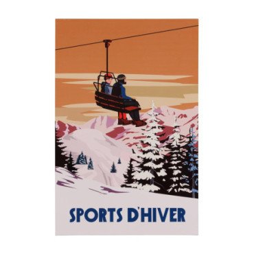 Planche Murale Sports D'Hiver