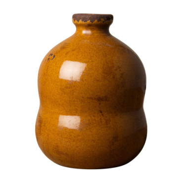 Vase Bulles Marron Glacé