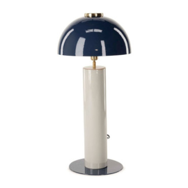 Lampe Girolle Bleu et Gris D40x82cm