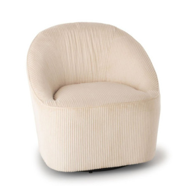 Fauteuil Pivotant Viby Beige