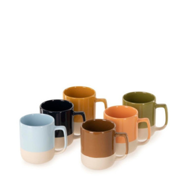 Mugs Matcha Multicolore x6