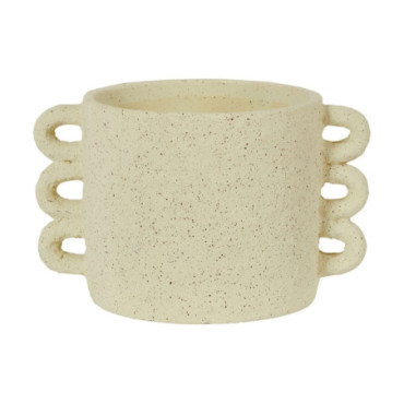 Cache Pot Yugo Blanc 33x23xH20.5cm