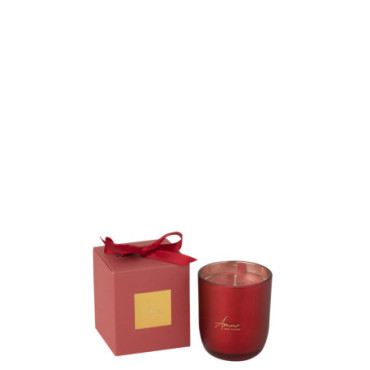 Bougie Parfumee Amour Rouge S -35Heures