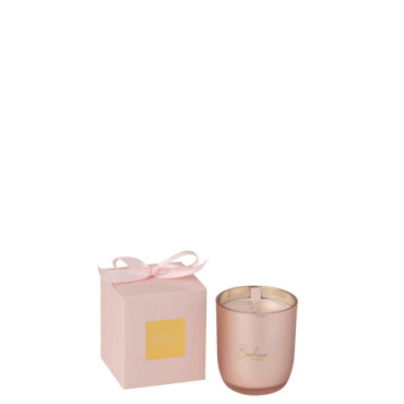 Bougie Parfumee Bonheur Rose S -35Heures