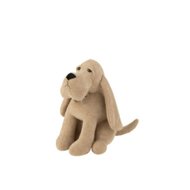 Cale-Porte Chien Noed Papillon Bouclé Beige