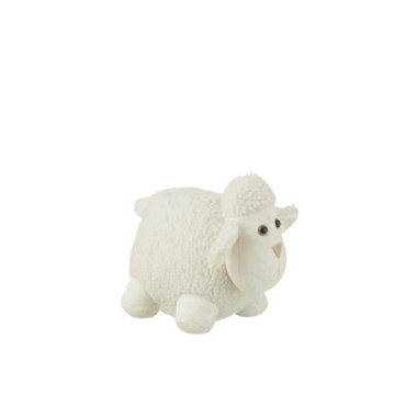 Cale-Porte Mouton Polyester Blanc S