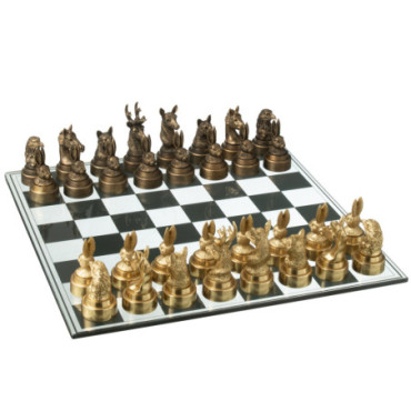 Jeu D'Echecs Animaux Poly Mix