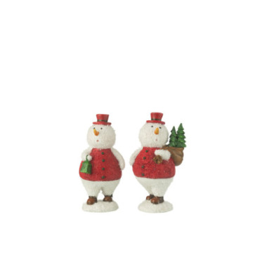 Bonhomme De Neige Arbre + Lanterne Mix M