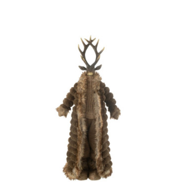 Cerf Debout Veste Resin / Textile Brun S