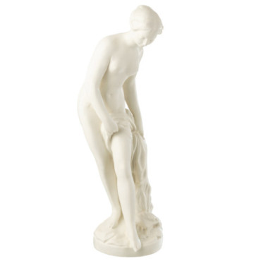 Statue Femme Grece Resine Blanc