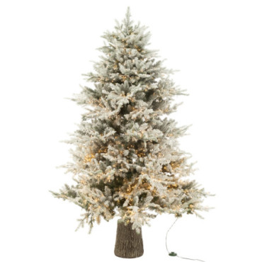 Kerstboom + Sneeuw 3000Led Lichtjes Plastiek Wit