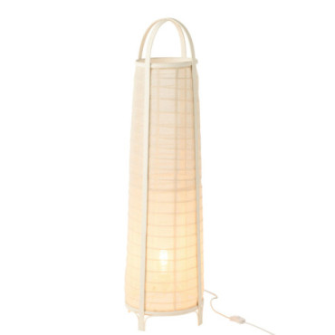 Lampe Don Coton / Bambou Blanc