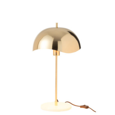 Lampe Metal / Marbre Or