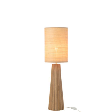 Lampe Parapluie Bois D'Ailanthus Naturel S