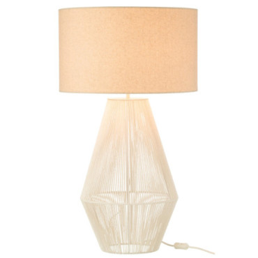 Lampe Striing Metal / Papier Blanc