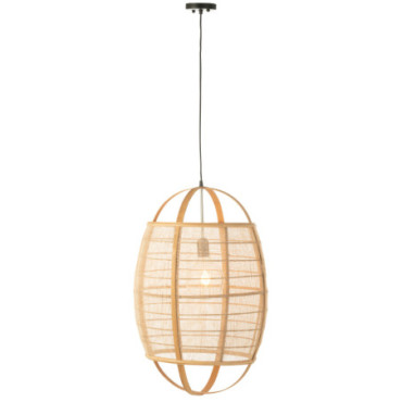 Lampe Suspendue Ion Lin / Bambou Naturel Large